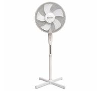 BURI Ventilador De Pie 45 W Aireador Blanco 3 Niveles 43 Cm