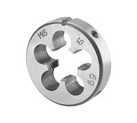 Burkit M15 x 1 redondo métrico que rosca muere la mano, M15 x 1,0 hilo de la máquina muere mano derecha