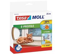 Burlete autoadhesivo tesa blanco e - 25m x 9mm, ideal para mejorar el
