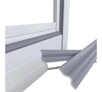 Burlete Bajo Puerta Cinta autoadhesiva for sellar puertas y ventanas(Gray U type,20M)
