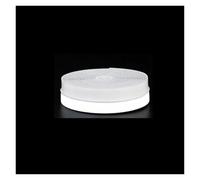 Burlete Bajo Puerta Cinta de sellado silicona for puertas y ventanas, autoadhesiva(White,25mm)