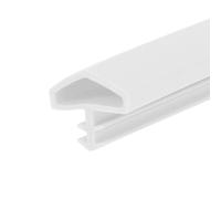Burlete de goma TPE flexible para puertas y ventanas (5 m, color blanco)