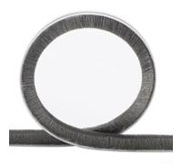 Burlete de puerta de 90 cm, tira de sellado autoadhesiva para insonorización y protección contra la intemperie, barredora inferior de PVC para el hogar (blanco-L)
