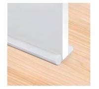 Burlete para la Parte Inferior de la Puerta, burlete de Doble Puerta, Ahorro de energía, Bloqueo de Ruido, Bloqueador de Brisa de Ventana, Puerta más Gruesa，Blanco，2 Piezas