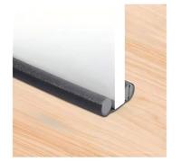 Burlete para la Parte Inferior de la Puerta, burlete de Doble Puerta, Ahorro de energía, Bloqueo de Ruido, Bloqueador de Brisa de Ventana, Puerta más Gruesa，Gris，2 Piezas