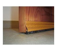 Burlete para puerta de PVC SAPELI de 93,5cm y fleco de 12mm. Fijación adhesiva de doble cara resistente.