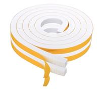 Burlete para puerta delantera, 16 pies, cinta adhesiva de espuma aislante para el hogar, ventana, ducha, garaje, parabrisas, marco de, vidrio de coche