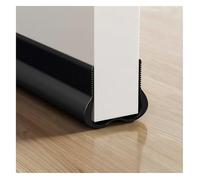 Burlete Puerta Entrada - Aislante Puerta Parte de Abajo, Burletes Autoadhesivos para Ventanas, Burlete Ventana Corredera Puertas Exteriores, Ventanas，Negro，2 Piezas