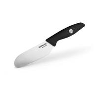 BURNHARD Cuchillo para panecillos de hamburguesa acero alemán de cromo-molibdeno, filo doble ondulado, colaboración Don Caruso, mango ergonómico de plástico Soft Grip - Cuchillo para pan de