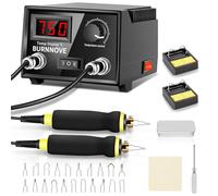 BURNNOVE Kit Pirograbador Doble Puerto 100W 2 Plumas