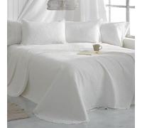 Burrito Blanco | Colcha 100% Poliéster Cama 105 Blanco