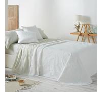 Burrito Blanco | Colcha 100% Poliéster Cama 105 Blanco