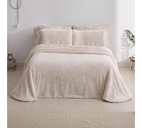 Burrito Blanco | Colcha Edredón Borreguillo 100% Poliéster Cama 105 Crudo