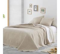 Burrito Blanco | Colchas de Verano 148 Beige | para Cama de 150/160 cm (+ Medidas Disponibles) | Colchas de Verano 150 | Cama Doble 150