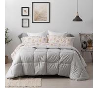 Burrito Blanco | Edredón Comforter | Cama de 180cm. (+Medidas Disponibles) | Diseño 266 | Color Greige (270x270 cm)