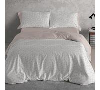 Burrito Blanco | Funda Nórdica Estampada Algodón Mezcla Cama 150-160 Coral