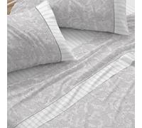 Burrito Blanco | Juego de Sábanas 100% Algodón Cama 105 Gris