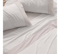 Burrito Blanco | Juego de Sábanas 50% Algodón 50% Poliéster Cama 105 Beige