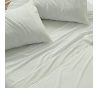 Burrito Blanco | Juego de Sábanas 50% Algodón 50% Poliéster Cama 135 Oliva