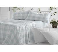 Burrito Blanco | Juego de Sábanas 50% Algodón 50% Poliéster Cama 90 Azul