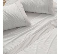 Burrito Blanco | Juego de sábanas Algodón | Cama de 80cm. (+Medidas Disponibles) | Diseño 640 | Color Greige (80x190/200cm.)