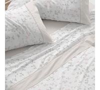 Burrito Blanco | Juego de Sábanas Algodón/Poliéster Cama 150-160 Greige