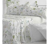 Burrito Blanco | Juego de Sábanas Algodón/Poliéster Cama 150-160 Menta