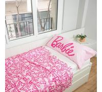 Burrito Blanco | Juego de Sábanas Barbie 100% Algodón Cama 90 Rosa