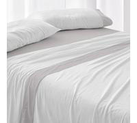 Burrito Blanco | Juego de sábanas | Cama de 135cm. (+Medidas Disponibles) | Diseño 550 | Color Gris (135x190/200cm.)