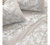 Burrito Blanco | Juego de sábanas | Cama de 150 a 160cm. (+Medidas Disponibles) | Diseño 145 | Color Beige (150-160x190/200cm.)