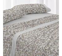 Burrito Blanco | Juego de sábanas | Cama de 180cm. (+Medidas Disponibles) | Diseño 049 | Color Gris (180x190/200cm.)