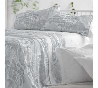 Burrito Blanco | Juego de sábanas | Cama de 90cm. (+Medidas Disponibles) | Diseño 143 | Color Azul Noche (90x190/200cm.)