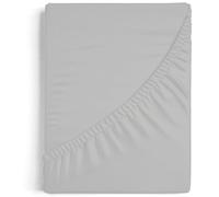 Burrito Blanco | Sábana Bajera Gris 100% Algodón Tejido de Punto ADJ001 | para Cama de 150 cm (+ Medidas Disponibles) | Sábanas bajeras 150 | Cama Doble 150