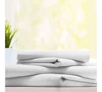 Burrito Blanco Sábana Encimera Hostelería G12 | 100% Algodón - Transpirable | Sábana Ancho 180-200 | Cama Matrimonio | Color Blanco