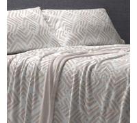 Burrito Blanco | Sábanas de Coralina | Cama de 105cm. (+Medidas Disponibles) | Diseño 996 | Color Tierra (105x190/200cm.)