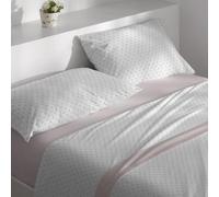 Burrito Blanco | Sabánas de Velvelina® | Cama de 90cm. (+Medidas Disponibles) | Diseño 010 | Color Nude (90x190/200cm.)