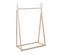 Atmosphera – Perchero infantil – Madera maciza pintada en marrón – 78 x 126 cm
