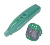 Buscador Automático de Disyuntores, Probador de Tomas de Corriente, Probador de Circuitos, Probador de Enchufe y Toma de Corriente de la UE con Linterna de 110 a 250V