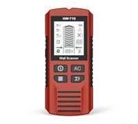 Buscador de pernos de pared de mano con pantalla LCD, detector de metales 6 en 1 y escáner de cable de CA, para pernos de madera de hasta 1.5 pulgadas de profundidad, detector de metales, para paredes