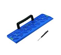 Buscador de toma de corriente eléctrica con mango seguro, color azul | ABS resistente con mango de fácil agarre y marcas de posicionamiento claras para tareas de construcción y proyectos