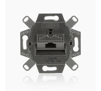 Busch jaeger 0218/11-101 uae-anschlussdosen kat.6 1f metall