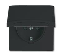 Busch-jaeger 2064-0-0295 toma de corriente cee 7/3 negro