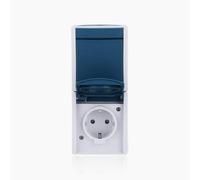 ABB Interruptor Combinado Busch-Jaeger Toma de Corriente IP44 Océano - 2CKA001684A0330