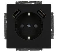 Busch jaeger bj 20 eucb2usb-885 schuko-/2x usb-steckdose
