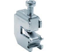 Busch-Jaeger Hage K96Q CU12-30x5 mm Abrazadera para Barra colectora Hage Acero Aleado, Gris, 13 x 2 cm