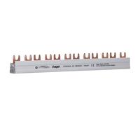 Busch-Jaeger Hage KDN263A - Carril fásico (2 Pines, plástico, n.a, 21 x 1 cm)