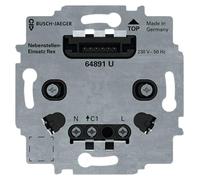 Busch-Jaeger, placa para toma de corriente auxiliar, flexible, 1 unidad.