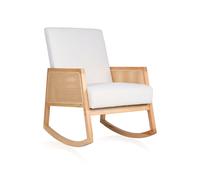 Butaca Mecedora Ember Cream - rattan
