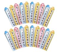 BUTIFULSIC Reglas Rectas Escolares de Plástico Liviano y Fácil de Llevar Plegables 20 Color Aleatorio Ideales para Estudiantes y Uso Escolar Diario