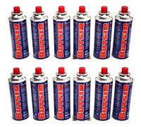 Butsir Gas de 227Gr Pack, Multicolor, 28 x Cartucho B-250 quemadores, sopletes y Otras cocinas del Mercado